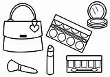 Eyeshadow Palette Coloring Page  Free Printable Pages For Kids sketch template