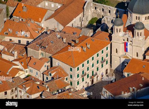 Old town with church Sv. Nikola, Kotor, Montenegro Stock Photo - Alamy