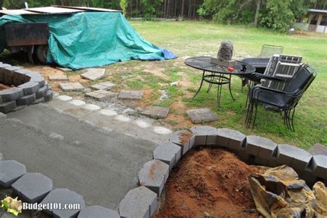 DIY Stamped Concrete Patio | How to Stamp Concrete by Budget101.com