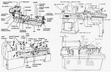 Centre Lathe Drawing Sketch Coloring Page sketch template