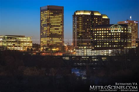 Richmond Federal Reserve Bank Building at night - MetroScenes.com - Richmond, Virginia Skyline ...