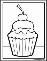 40  Cupcake Coloring Pages Free PDF Format For Kids sketch template