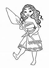 Princess Moana Outline Coloring Page 320  sketch template