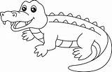 Cute Crocodile Coloring Pages sketch template