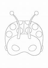 Dibujo De Máscara Ladybug Para Colorear Gratis Descargar O  sketch template