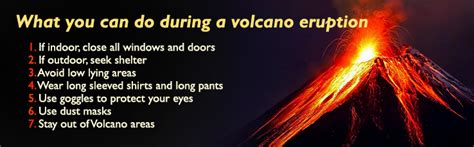 What to do before a Volcanic Eruption