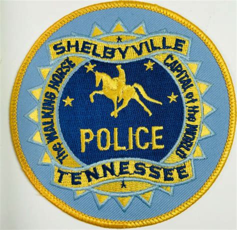 Shelbyville Police Bedford County Tennessee Patch | eBay