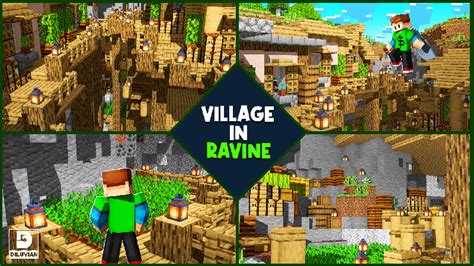 Village In A Ravine by Diluvian (Minecraft Marketplace Map) - Minecraft ...