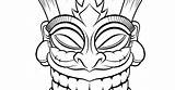 Printable Tiki Mask Coloring Pages Sketch Coloring Page sketch template