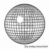 Disco Ball Coloring Pages  Free & Printable sketch template
