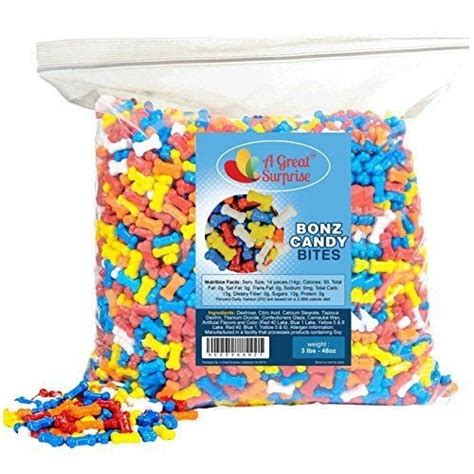 Candy Bones - Candy Bonz - Dog Bone Shape Candy, Assorted, Bulk 3 LB Party.. - Walmart.com ...