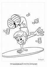 Hip Hop Dance Coloring Pages sketch template