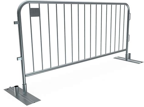 Metal Crowd Barriers Space Saving - Steel Barricades Galvanized