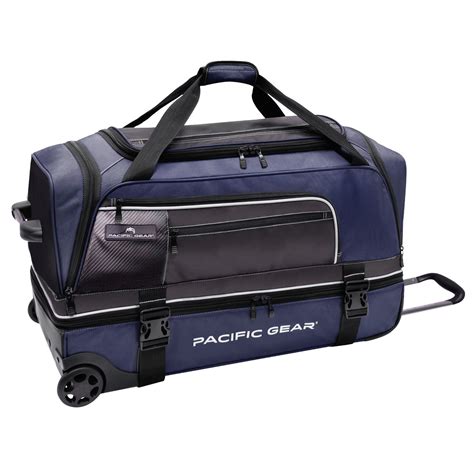 Pacific Gear 30" Drop-Bottom Rolling Duffel Bag (Black) - Traveler's Choice - Touch of Modern