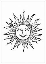 Sunshine Coloring Pages  Brighten Your Day With Cheerful Sun sketch template