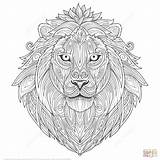 Zentangle Coloring Pages  Free Printable sketch template