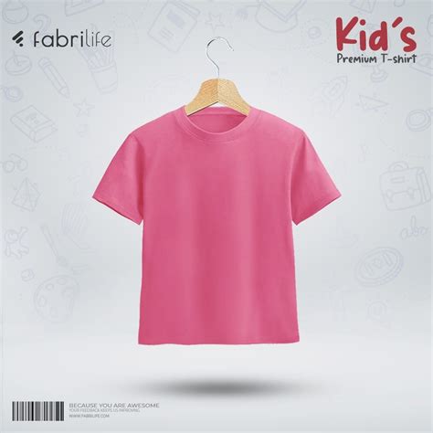 Kids Premium Blank - Deep Pink - At Best Price | Fabrilife