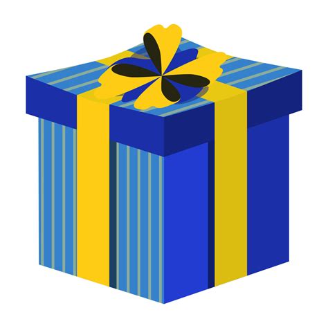 Caja De Regalo P Rpura De Dibujos Animados Vector Png Regalo Caja De ...