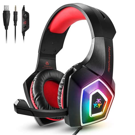 VirWir Stereo Gaming Headset Over ear headphones wired Cheap Headphones ...