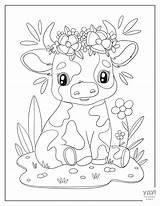 Cow coloring Pages Free Printables Cute For Kids – Artofit sketch template