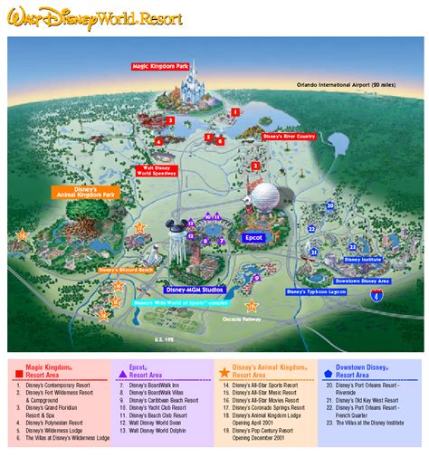 Disney World Maps, Disney Maps, Map of Disney World, Epcot Maps, Universal Studios Map, Disney ...