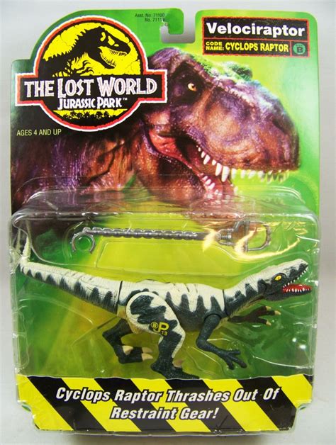 Jurassic Park 2: The Lost World - Kenner - Velociraptor "Cyclop Raptor ...