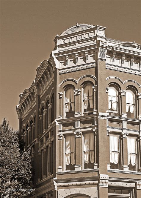 N. D. Hill Building. Port Townsend Historic District Photograph by Connie Fox - Fine Art America