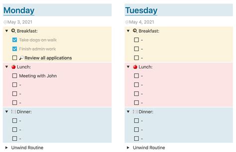 Notion Aesthetics: Weekly Planner Design — Red Gregory