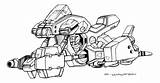 Robotech Mecha Coloring Pages sketch template