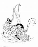 Moana Coloring Pages Free Printable  Templates sketch template
