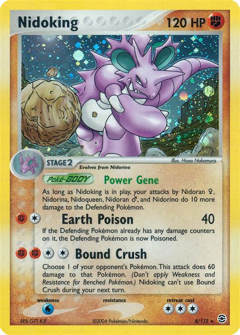 Nidoking 8 (FireRed & LeafGreen 2004) Pokemon Card