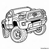 Toyota Tacoma Coloring Page  Pagescom sketch template