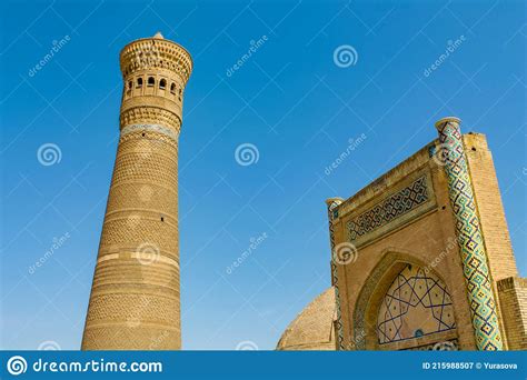 Architecture Historical Monuments of Middle East Asia Silk Road in Uzbekistan Stock Image ...