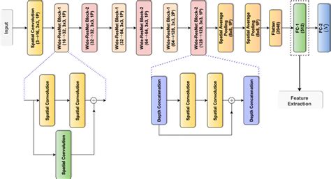 Schematic representation of the customized Wide-ResNet-50-2 CNN ...