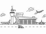 Airport 5 Coloring Page  Free Printable Pages For Kids sketch template
