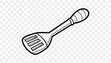Spatula Coloring Appliance Easydrawings Sketch Coloring Page sketch template