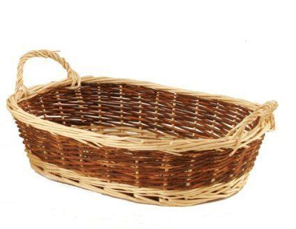 Amazon.com: Empty Gift Basket - 2-Colored Wicker with Handles | Empty gift baskets, Wicker, Basket