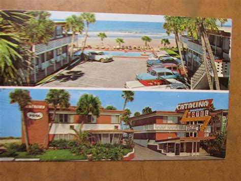 Vintage Catalina Beach Motel Daytona Beach Florida Original - Etsy