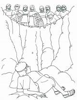 Joseph In Prison Coloring Page Sketch sketch template