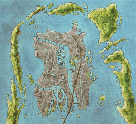 The Free City of Braavos - Fantastic Maps