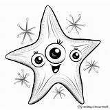 Starfish Coloring Pages  Free & Printable sketch template