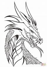 Dragon Head coloring page  Free Printable Coloring Pages sketch template