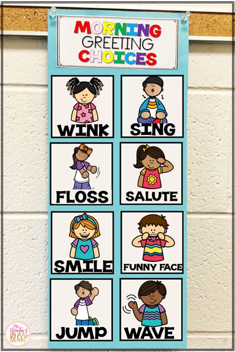 The Power of Morning Greetings - Mrs. Winter's Bliss - Resources For Kindergarten, 1st & 2nd Grade