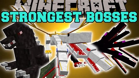 Minecraft: OVERPOWERED BOSSES (THE STRONGEST MOBS ALIVE!) Mod Showcase ...