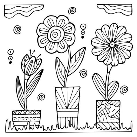 Free Printable Flower Coloring Page: Entertainment, Recipes, Health ...