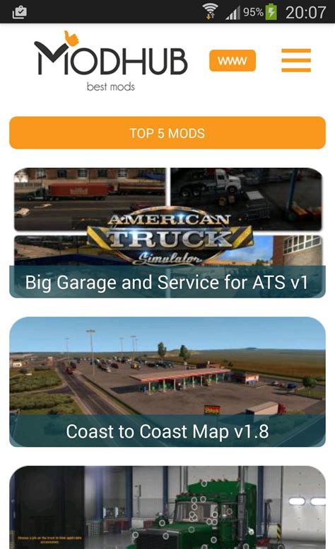 American truck simulator mods APK for Android Download