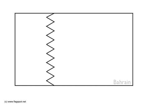 Qatar Flag Coloring Pages - Learny Kids