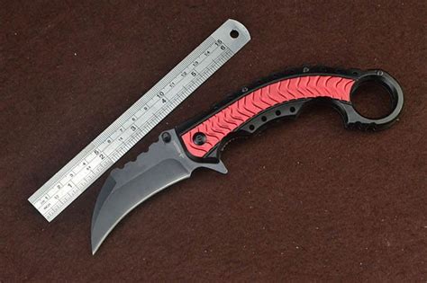201606 Newer Karambit Haller Claw Tactical Straight Claw Knife Folding Camping Hunting Survive ...