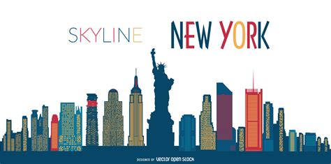 New York City Skyline Silhouette - ClipArt Best