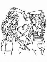 Best Friend Coloring Pages Free sketch template
